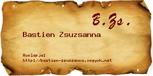 Bastien Zsuzsanna névjegykártya